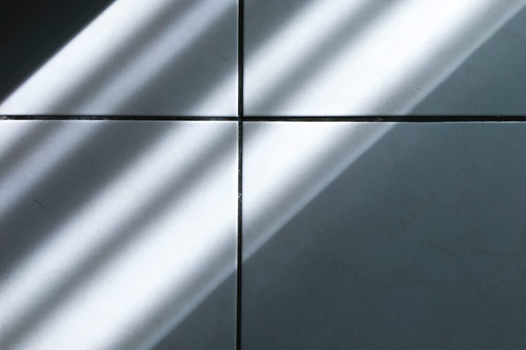 grout on a tile