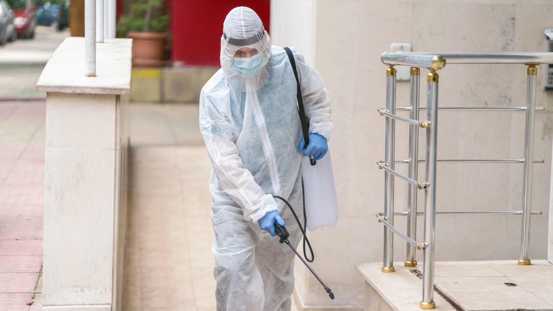 Outdoor disinfection service