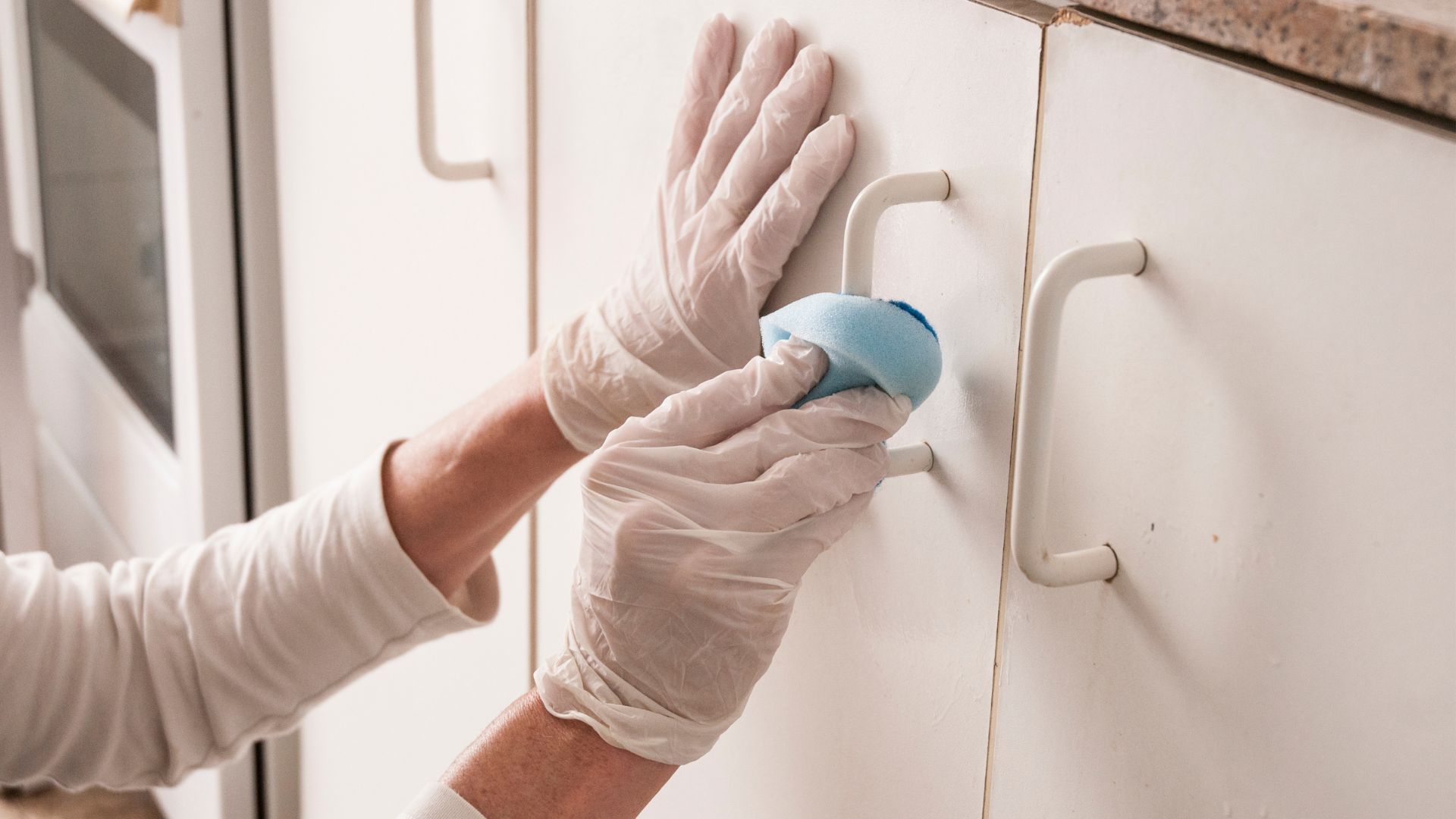 Cleaning base cabinets