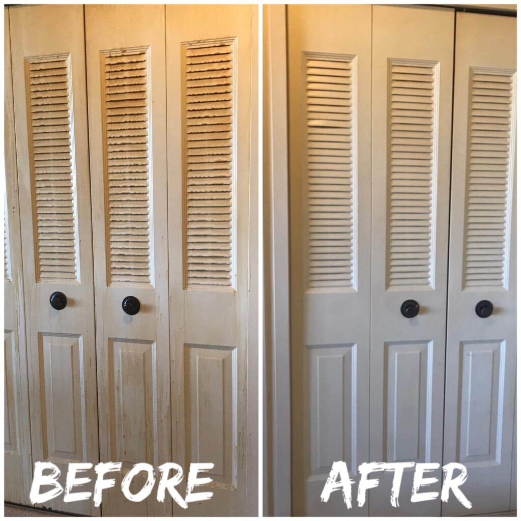 Before and after of Housekeeping service