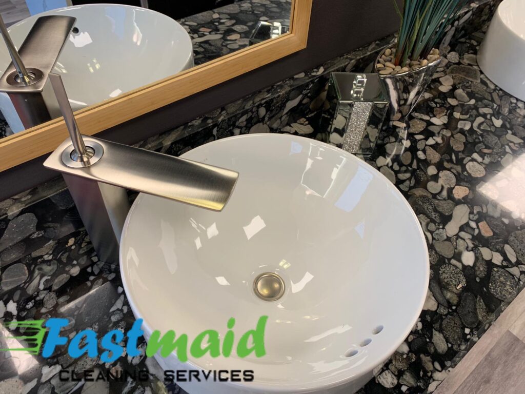 Cleaned sink