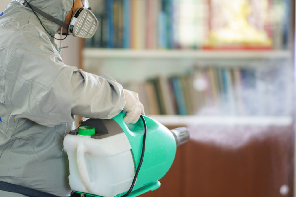 FastMaid Services doing disinfection service