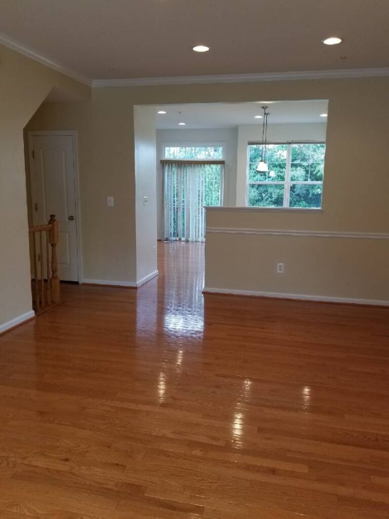 Open area cleaned