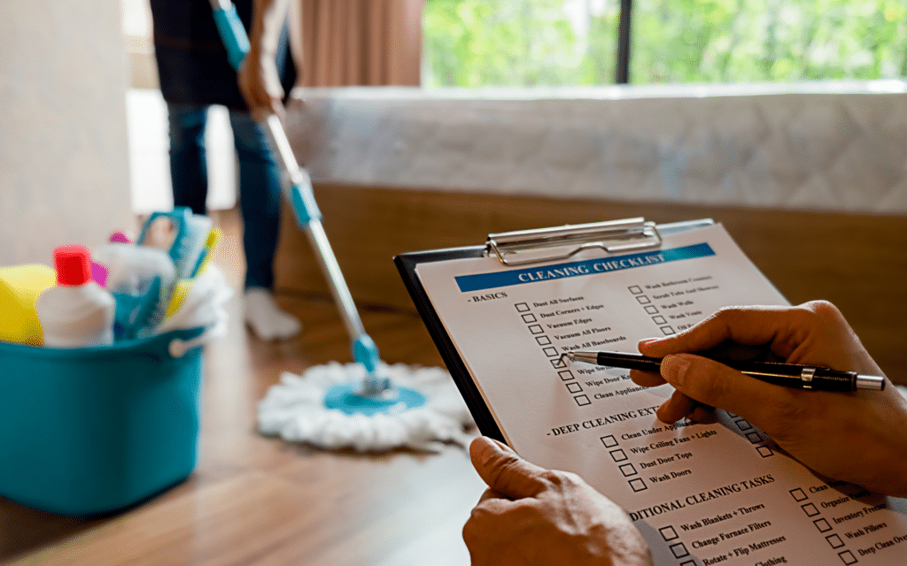 House cleaning checklists in Alexandria VA